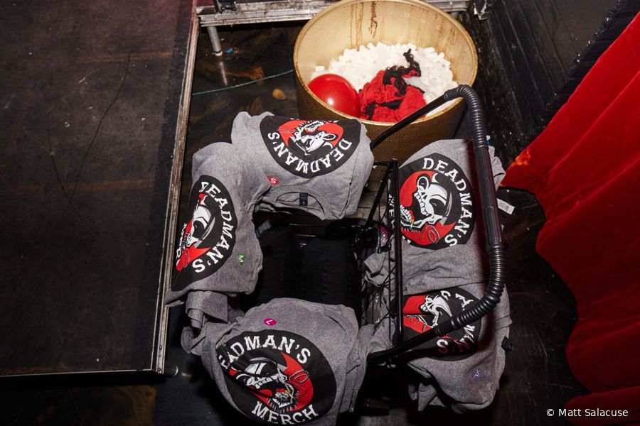 Deadman's Merch gear up for grabs